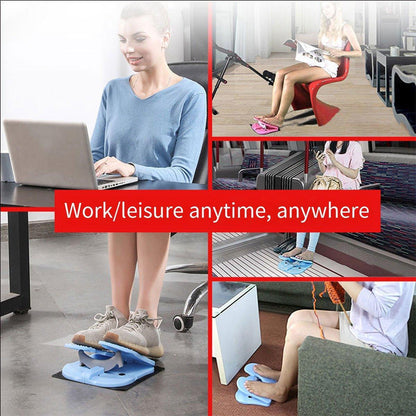 Indoor Mini Stepper Fitness Machine Leg Calf Stretch Cardio Trainer Home Workout - Green