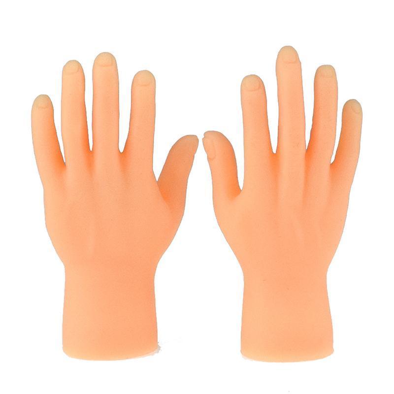 2PCS Mini Finger Hands Toy Gag Props for Pets Parties Cosplay Photography