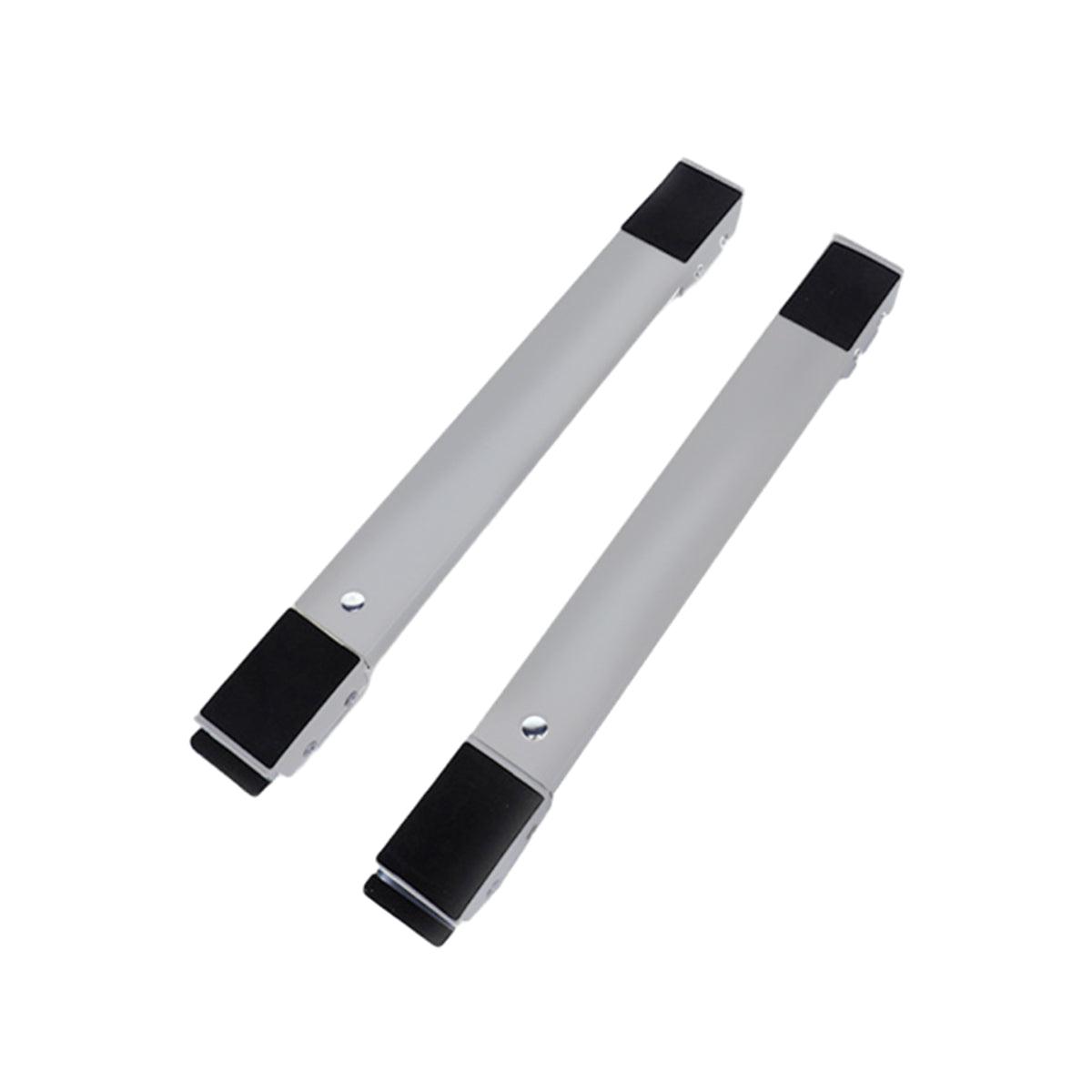 2pcs Adjustable Refrigerator Washing Machine Base Stand Movable Support Shelf - Grooved