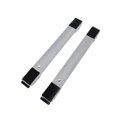 2pcs Adjustable Refrigerator Washing Machine Base Stand Movable Support Shelf - Grooved