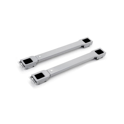 2pcs Adjustable Refrigerator Washing Machine Base Stand Movable Support Shelf - Grooved