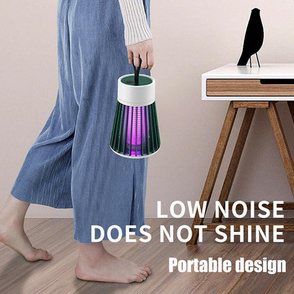 Electric Mosquito Killer Lamp Insect Catcher Fly Bug Zapper Trap Led Uv Mozzie - Green (Recharge)