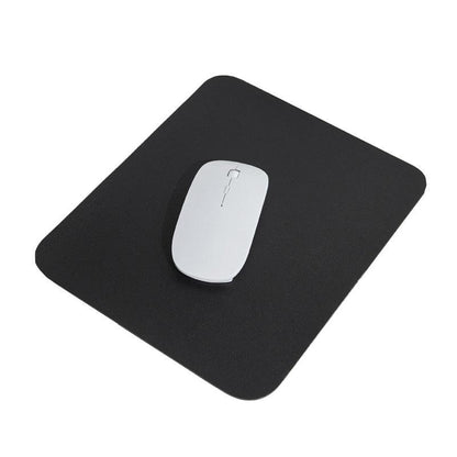 Pu Leather Gaming Mouse Pad Desk Mat Anti-Slip Speed Mousepad 22X22Cm Waterproof - Grey
