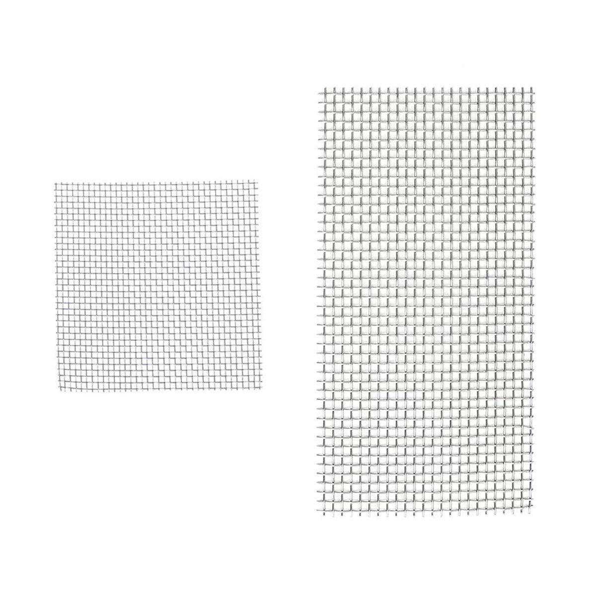 10pcs Stainless Steel Wire Mesh for Water Plants Fish Tank Aquarium Decoration - 8x8cm