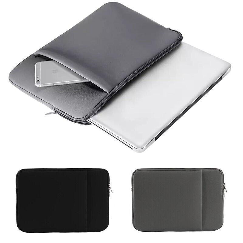 Black Laptop MacBook NoteBook Sleeve Bag Travel Carry Case Cover 13 14 15 16 Inch - 15Inch
