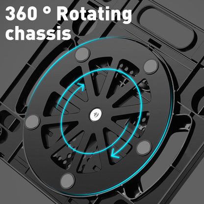 Portable Laptop Stand Foldable Adjustable Lazy Computer Desk - Black