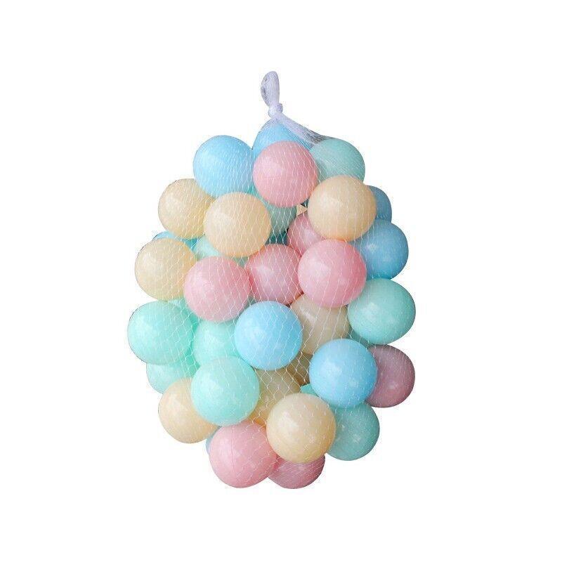 3 in 1 Play Tent Set with Tunnel and Ball Pit for Indoor and Outdoor Fun - 50 PCS Ocean Ball