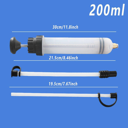 Manual Needle and Barrel Suction Oil Change Tool Pump for Brake Oil Filler - 500cc