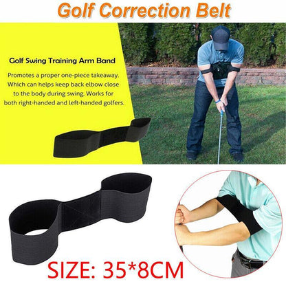 Golf Swing Training Aid Golf Arm Band Posture Motion Correction Belt