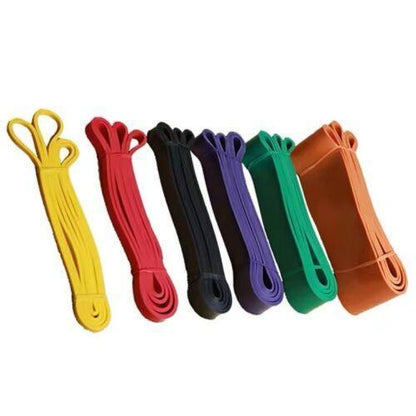 Heavy Duty Resistance Yoga Band Loop Exercise Fitness Workout Band Gym Band - Purple 35-85 lbs (32mm*2080mm)