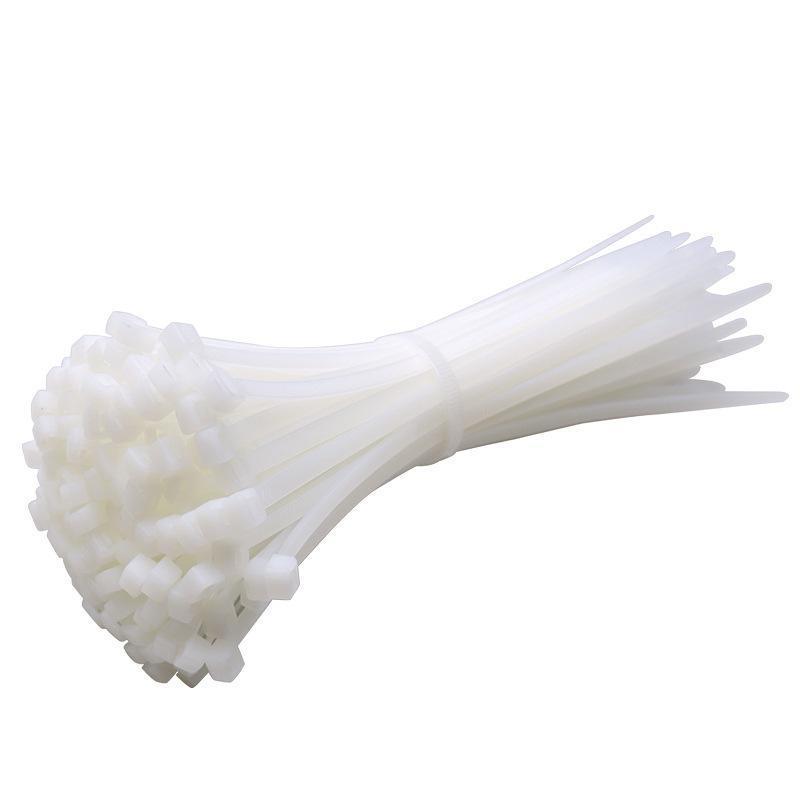 100X Cable Ties Zip Ties Nylon UV Stabilised Bulk White Cable Ties - 10*600mm White