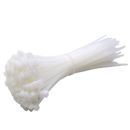 50X Cable Ties Zip Ties Nylon Uv Stabilised Black Cable Tie - 10*700mm White