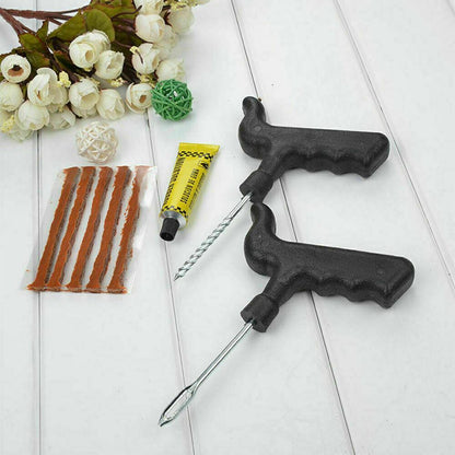 8Pcs Tyre Repair Kit Tire Puncture Emergency Tool Motorcycle Bike Car Tubeless