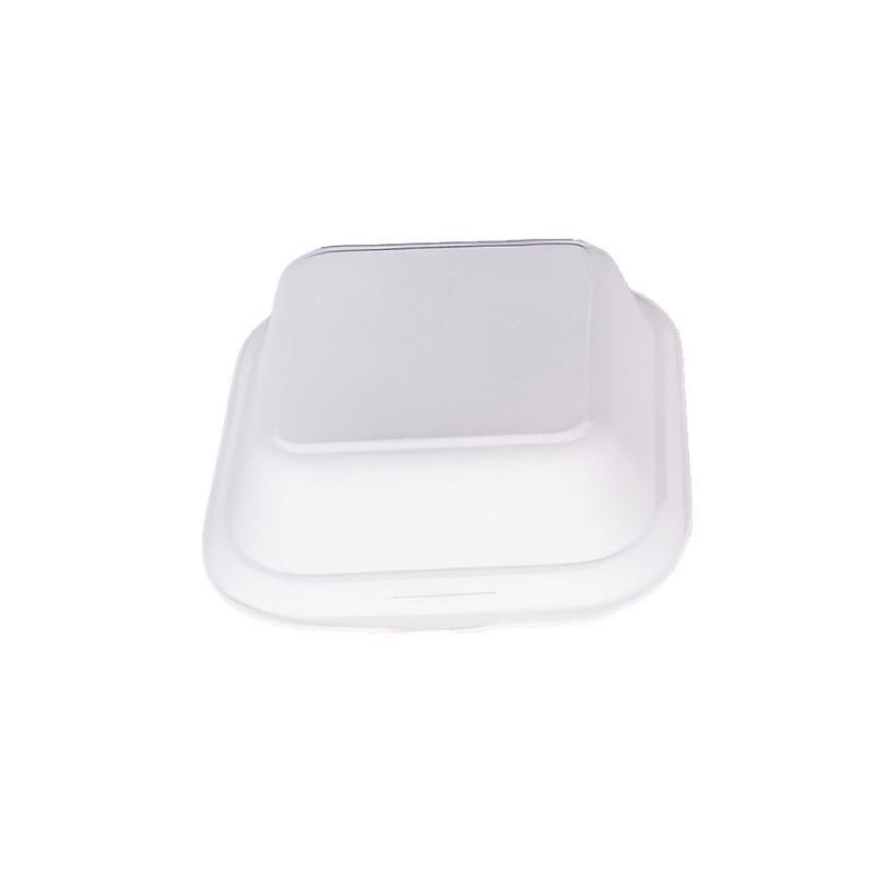 100X Disposable Eco-Friendly Bento Box Fruit Salad Hamburger Cake Packaging Box - Packing-White-4inches-100pcs