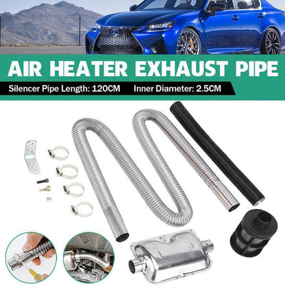 Air Diesel Heater Car Parking Exhaust Pipe Hose + 24Mm Silencer Muffler Filter