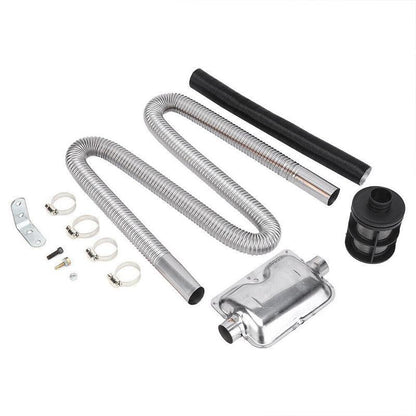 Air Diesel Heater Car Parking Exhaust Pipe Hose + 24Mm Silencer Muffler Filter