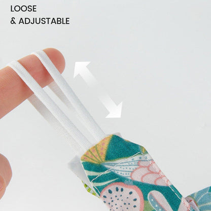 Adjustable Parrot Diaper Bird Flight Suit Tiger Skin Peony Special Supplies - Green-XS