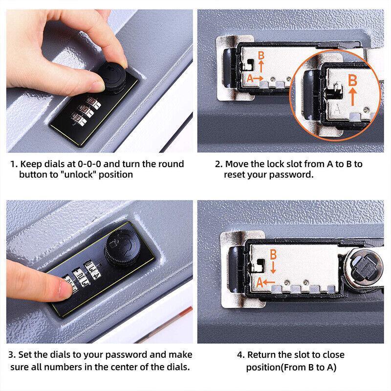 Dictionary Book Safe with Coded Lock Hidden Security Box for Money and Valuables