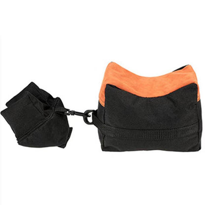 Target Hunting Shooting Range Sand Bag Set Rifle Gun Rest Stand Pack Tactical - Black