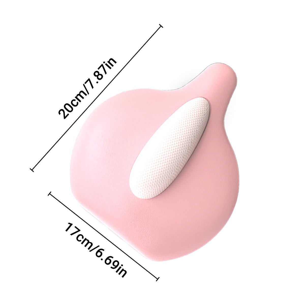 Hip and Inner Thigh Squeeze Trainer Compact Fitness Tool for Home Workouts - Pink