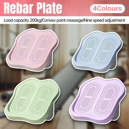 Portable Folding Stretch Board Fitness Pedal Slant Calf Ligament Trainer Tool - Blue