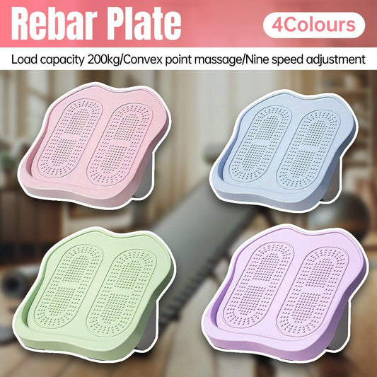 Portable Folding Stretch Board Fitness Pedal Slant Calf Ligament Trainer Tool - Blue