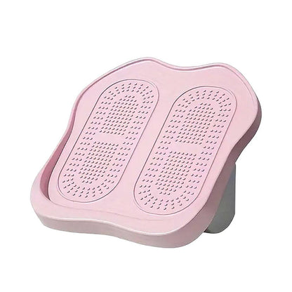 Portable Folding Stretch Board Fitness Pedal Slant Calf Ligament Trainer Tool - Blue