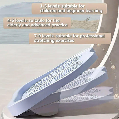 Portable Folding Stretch Board Fitness Pedal Slant Calf Ligament Trainer Tool - Green