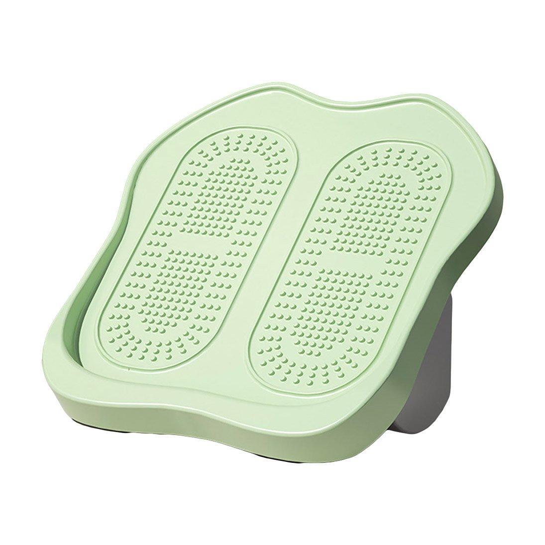 Portable Folding Stretch Board Fitness Pedal Slant Calf Ligament Trainer Tool - Green