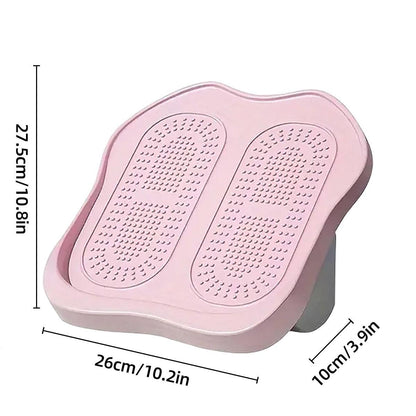 Portable Folding Stretch Board Fitness Pedal Slant Calf Ligament Trainer Tool - Purple