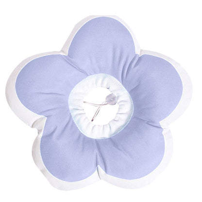 Elizabethan Cat Recovery Collar Anti Licking Pet Cone Protective Neck Ring - Purple-M