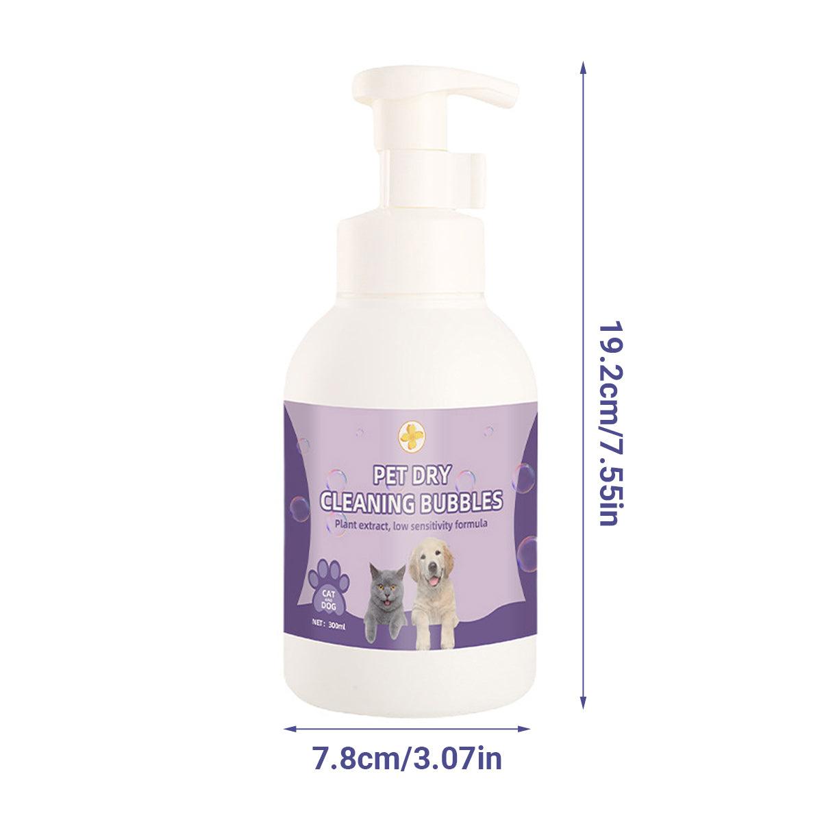 500ml Pet Leave In Dry Cleaning Foam No Rinse Bath Wash for Dogs and Cats