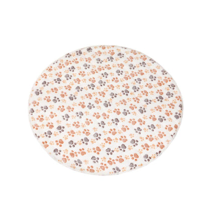 Waterproof Dog Pads Round Diaper Pads Pet Training Pads for Puppies and Dogs - White-35cm