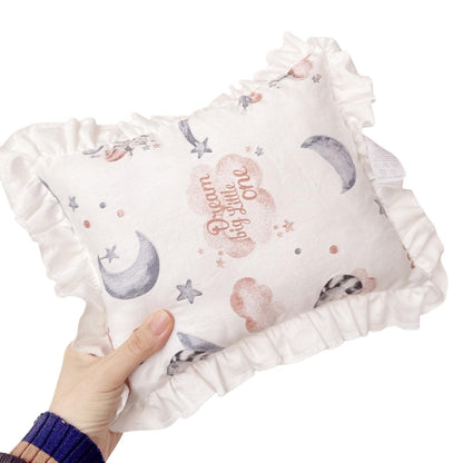 Lace Cat Pillow Soft Pet Cushion for Sleeping Comfortable Kitty Bed Cushion - Brown Stars