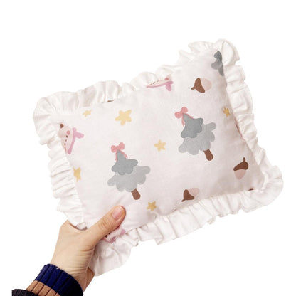 Lace Cat Pillow Soft Pet Cushion for Sleeping Comfortable Kitty Bed Cushion - Purple Rabbit