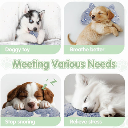 Cervical Vertebrae Protection Pet Pillow U-shaped Dog Backrest Cushion For Sleep - L