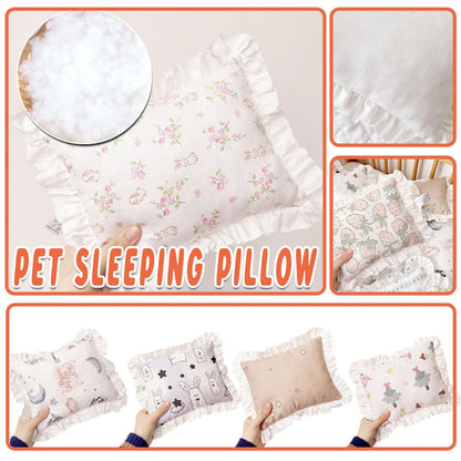 Lace Cat Pillow Soft Pet Cushion for Sleeping Comfortable Kitty Bed Cushion - White Tree