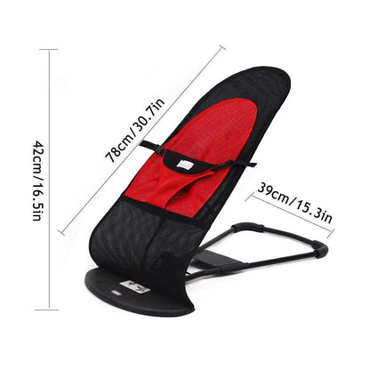 Pet Rocking Chair for Dogs Cats Foldable Pet Bed Portable Sleeping Lounger Chair - Black