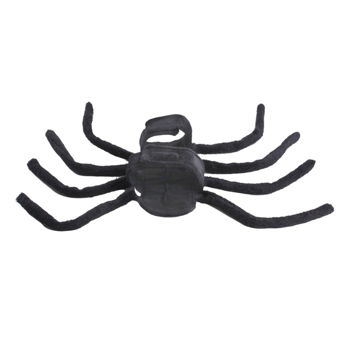 Pet Spooky Big Spider Halloween Costume Dress Up for Dogs Cats and Small Pets - L