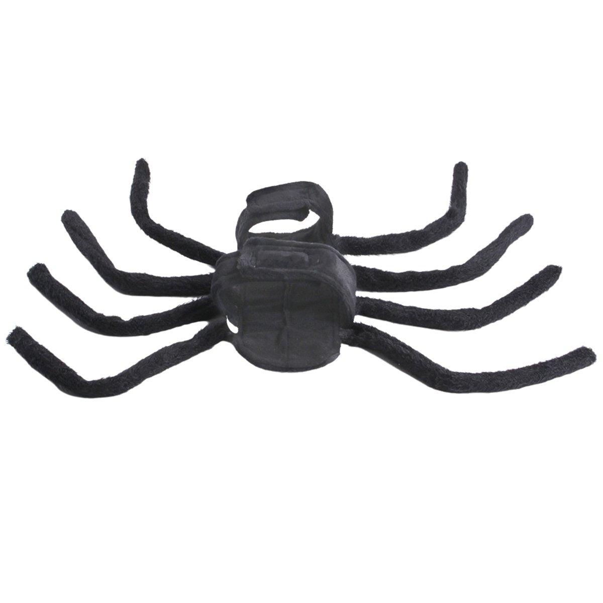 Pet Spooky Big Spider Halloween Costume Dress Up for Dogs Cats and Small Pets - L