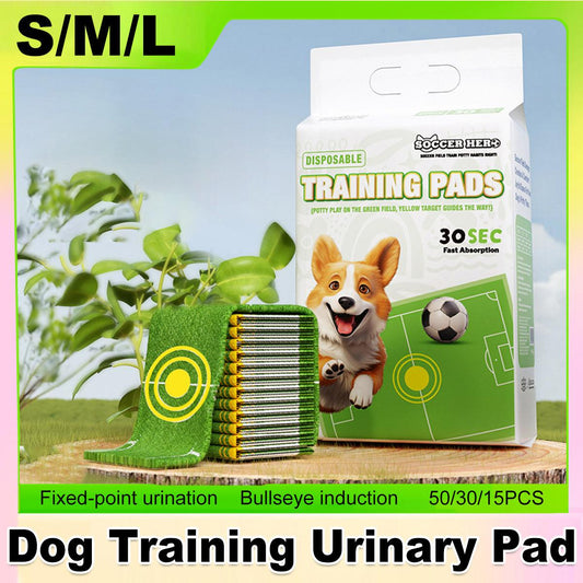 Pet Urinal Pads for Dogs Bullseye Diaper Pads Leakproof Pet Training Pads Dogs - L-15PCS