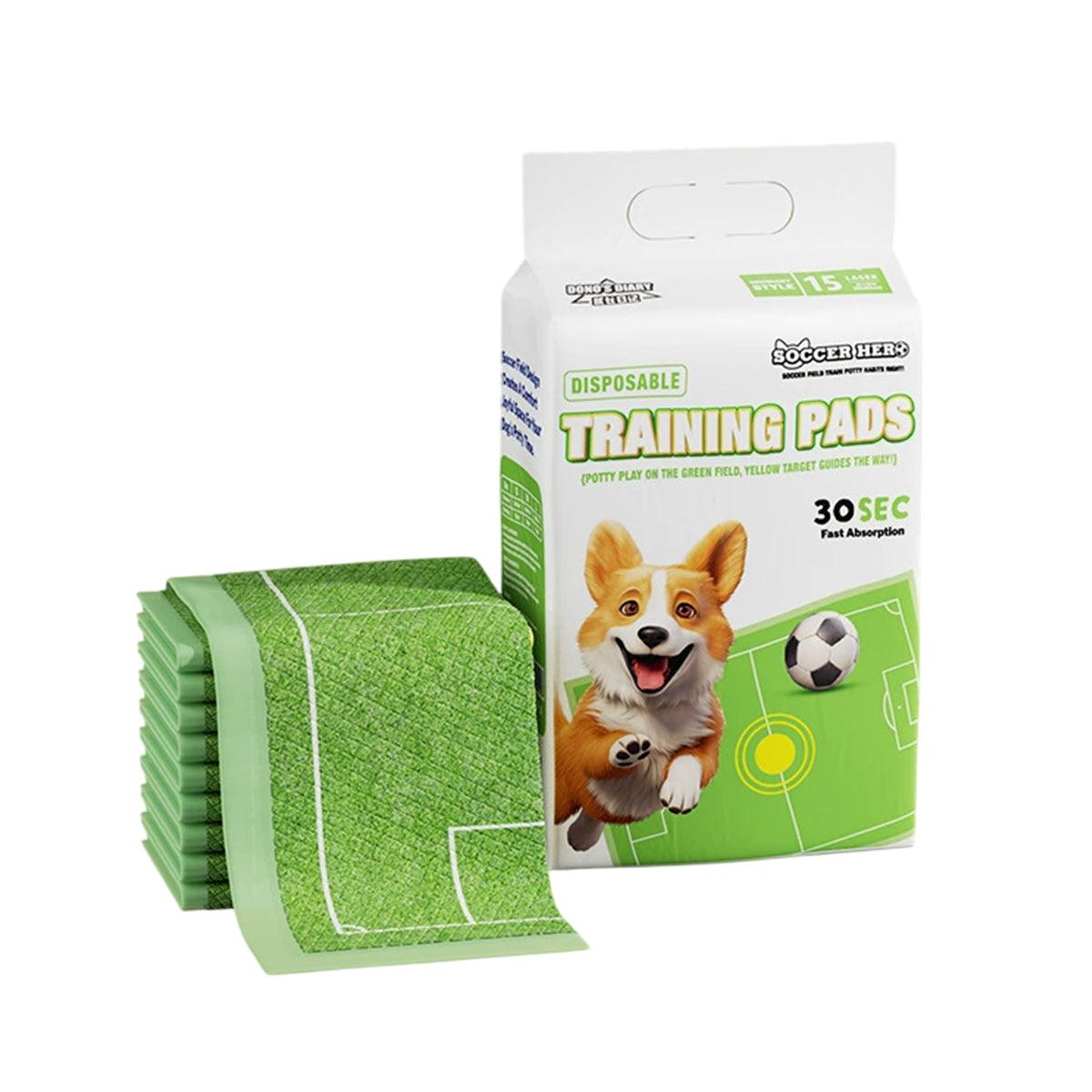 Pet Urinal Pads for Dogs Bullseye Diaper Pads Leakproof Pet Training Pads Dogs - L-15PCS