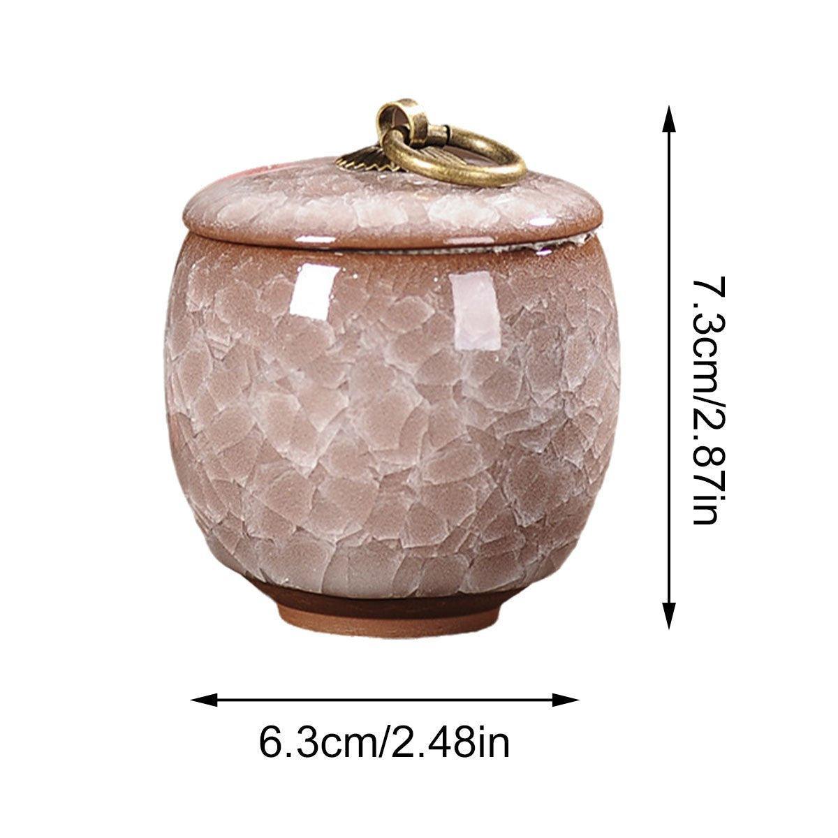 Small Pet Urn for Ashes Memorial Keepsake Urns for Dog Cat Cremation Remains - Sky Blue