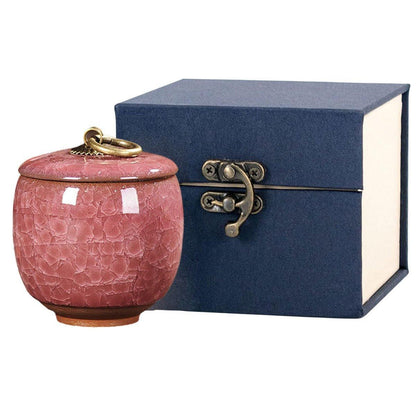 Small Pet Urn for Ashes Memorial Keepsake Urns for Dog Cat Cremation Remains - Sky Blue