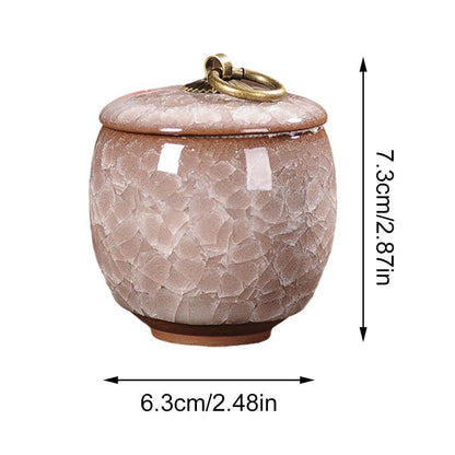 Small Pet Urn for Ashes Memorial Keepsake Urns for Dog Cat Cremation Remains - Yellow