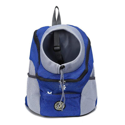 S Size Puppy Travel Mesh Pet Dog Carrier Backpack Front Travel Portable Shoulder Bag - Black