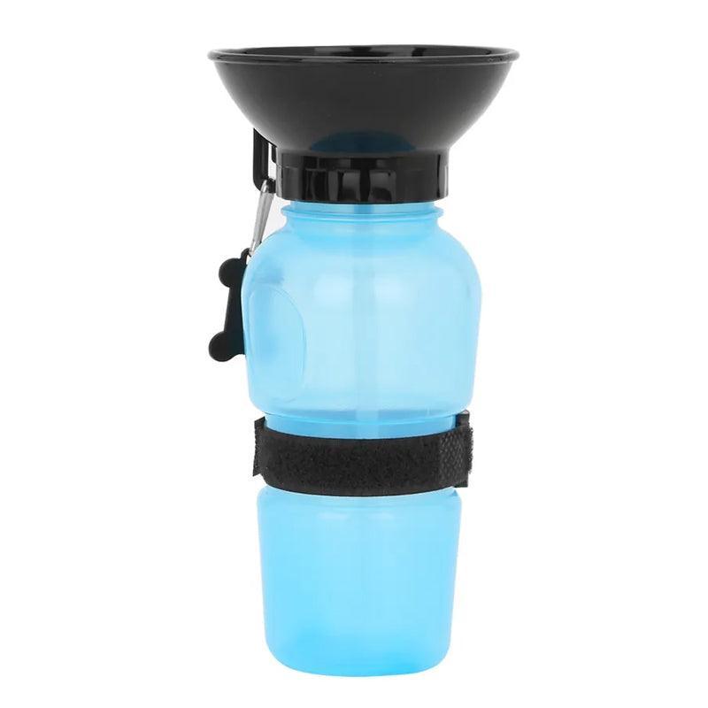 500Ml Dog Cat Water Drinking Bottle Detachable Travel Cup Portable Pet Feeder - Blue