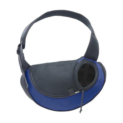 L Size Pet Shoulder Carrier Bag Puppy Cat Dog Travel Sling Backpack Portable - Rose Red