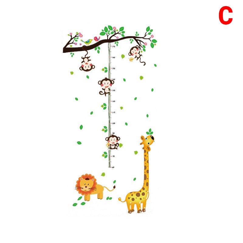 Removable Wall Height Chart Sticker Growth Measurement Ruler Decal for Wall Decor - G