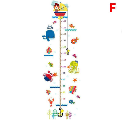 Removable Wall Height Chart Sticker Growth Measurement Ruler Decal for Wall Decor - G